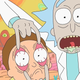 Rick forcing Morty to see something.
